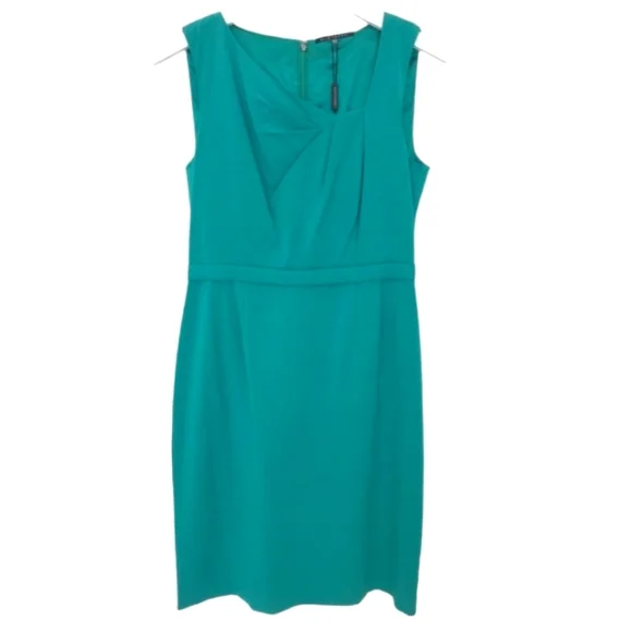 Elie Tahari | Dresses | 94 Silk New Elie Tahari Womens Size 2 Havana Green  94 Silk Dress Nwt | Poshmark